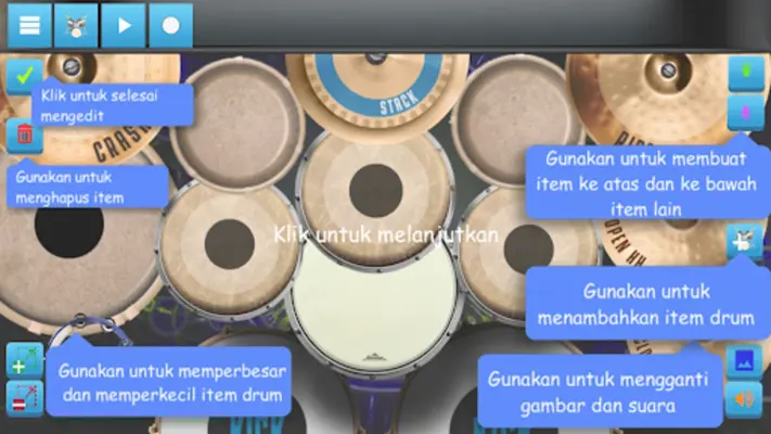 Real Drum Kendang Kit android App screenshot 3